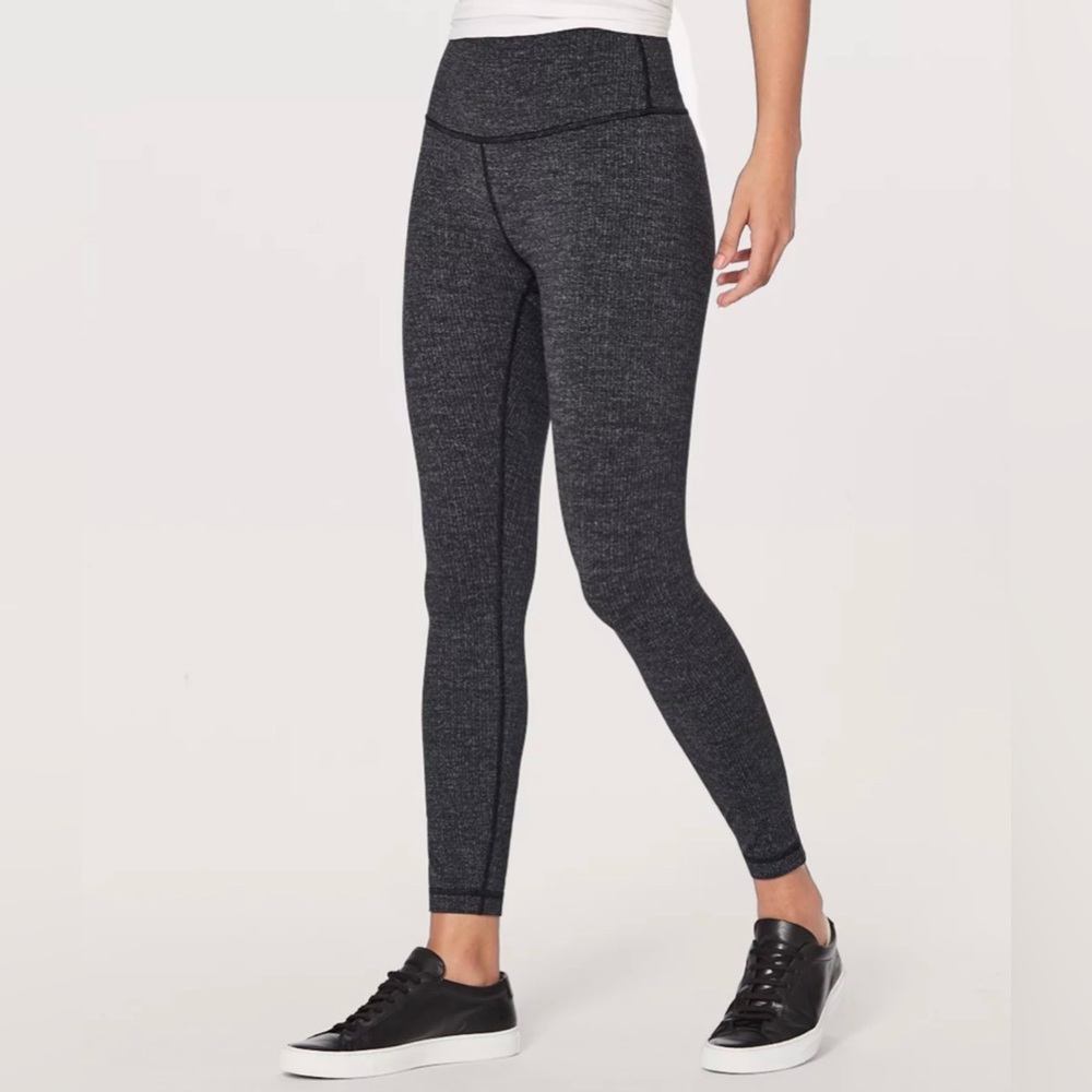 Lululemon Wunder Under Leggings Mid Rise Size 10 Stretch Luxtreme 27" Inseam
